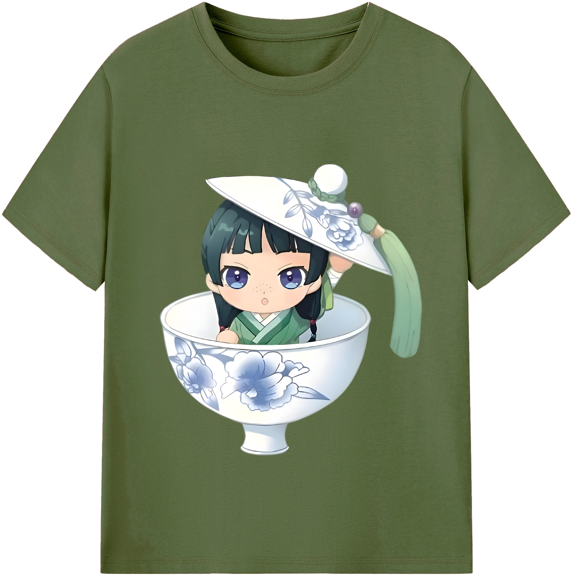 （画像用） 薬屋のひとりごと The Apothecary Diaries 綿100％半袖Tシャツ（フロントプリント）